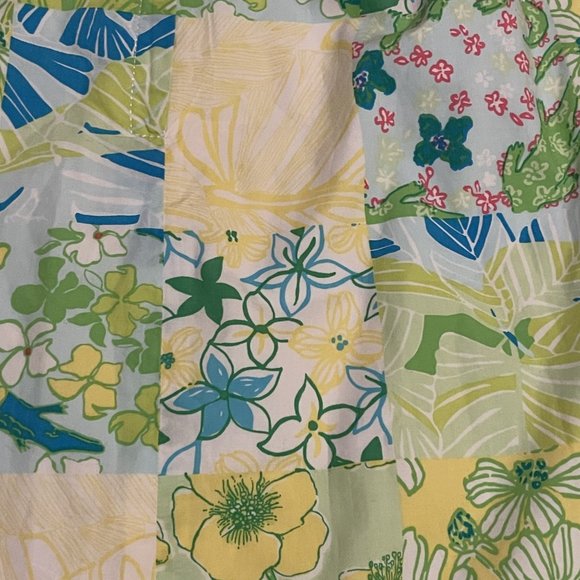 Lilly Pulitzer Size 10 Patchwork Print Skirt - Picture 3 of 6